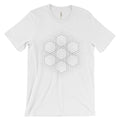 Hexagon Grid T-Shirt - Grey Print