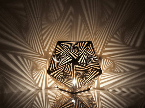 Vortex Table Light - Gold